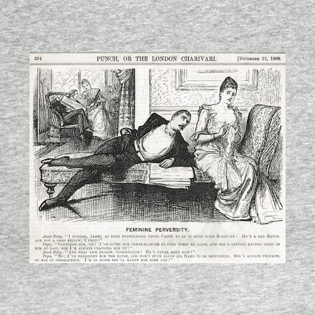 Reverse Psychology Punch Cartoon 1888 by artfromthepast